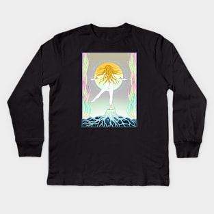 The forest witch Kids Long Sleeve T-Shirt